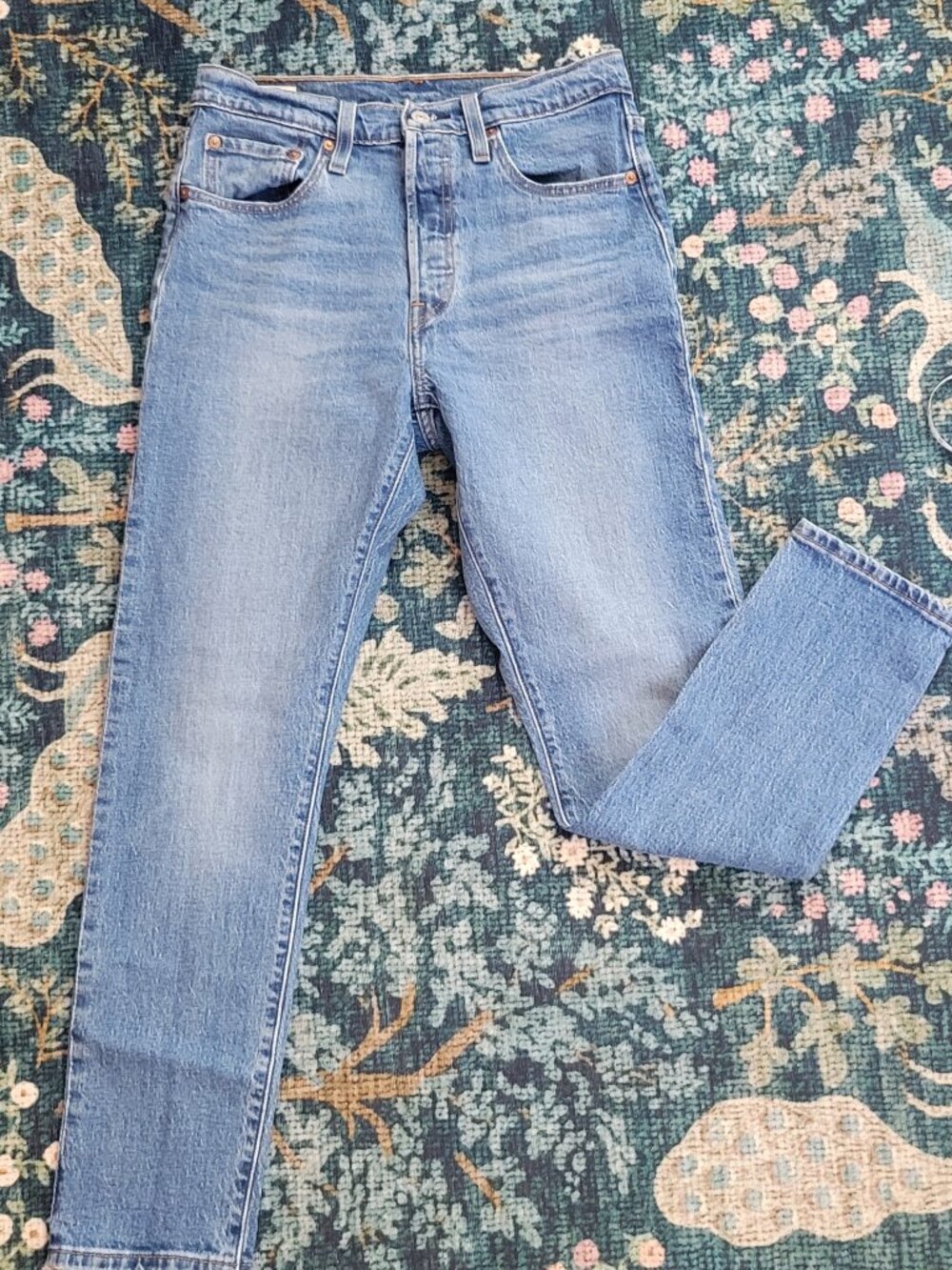 Levis 501 S Jeans Medium Wash Size 28